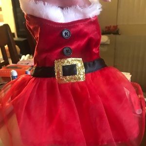 COPY - Dog Clothes. Xmas mrs clause dress by Pup …
